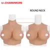 U-CHARMMORE Silicone Breast Forms Realistic Fake Boobs Tits Enhancer Crossdresser Drag Queen Shemale Transgender Crossdressing ► Photo 3/6