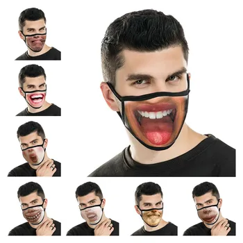 

Halloween Decor Party Mask Dustproof Cartoon Funny Smiling Masks Women Men Cosplay Horror Props Halloween Decoration Accessories
