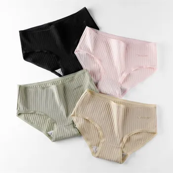 

3 pcs/lot Cotton Underpants Women Panties Sexy Waist Underwear Female Briefs Soft Underwear Female Lingerie NJR C11