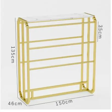 Shopping mall underwear display rack hanging bra underwear shelf gold floor  multi-layer display cabinet