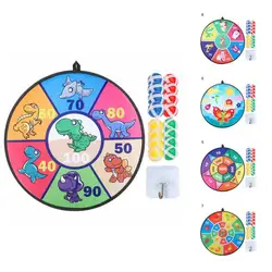 Juego de dardos multiusos reutilizables para niños, juguete de tablero de dardos para interior, novedad