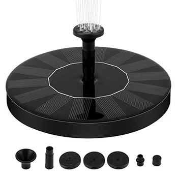

1W Solar Fountain Solar Water Pump Garden Pool Pond Outdoor Solar Panel Fountain Floating Fountain Garden Decoration