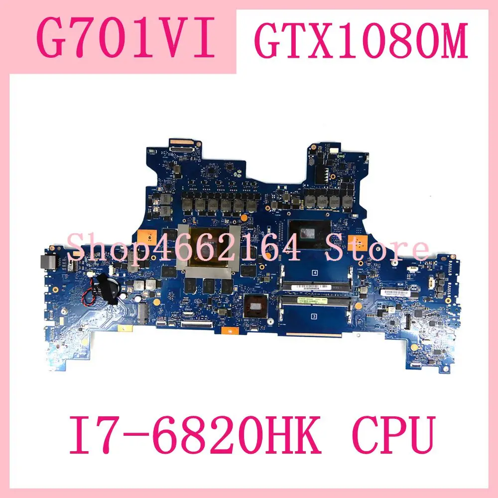 G701VI MB._OM/I7-6820HK/AS GTX1080M motherboard for ASUS ROG G701V laptop Mainboard 60NB0E60-MB2020 100% tested | Компьютеры и офис