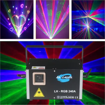 

Hot-selling 2000mw powerful RGB laser for building logo Stage Disco Party Stage lights
