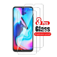 Protecteur d'écran 9H, 3 pièces, Film en verre trempé pour Motorola Moto E7 Plus=