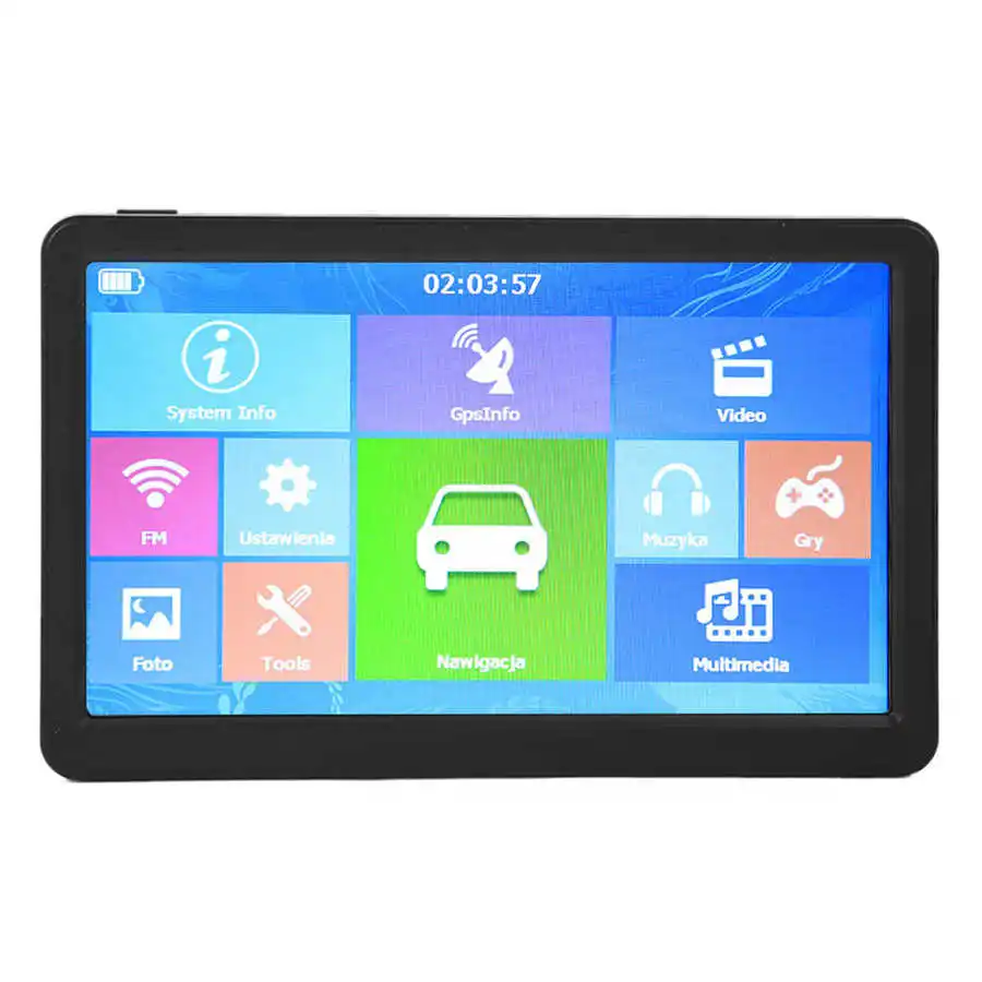 9in Universal GPS Navigation Machine 256MB 8G HD Capacitive Touch Screen for Car Truck Lorry New garmin gps for cars