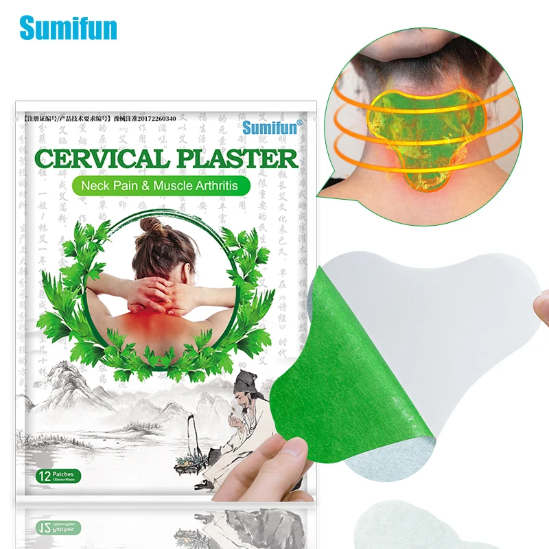 

Sumifun 12Pcs Chinese Wormwood Cervical Medical Plaster Extract Knee Joint Sticker Ache Rheumatoid Arthritis Patch K00501