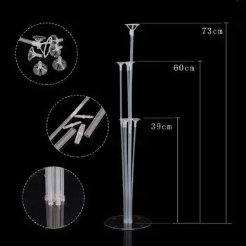 

Tubes Balloons Holder Column Stand Balloon Stick for Wedding Party Table Centerpiece Decoration