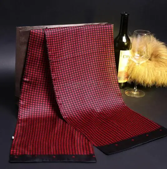 Design 2 25x158 см новые мужские шелковые длинные шарфы Новая мода чистый шелк мужской Пейсли шёлковый шарф, модный аксессуары деловые шарфы - Цвет: Design 2