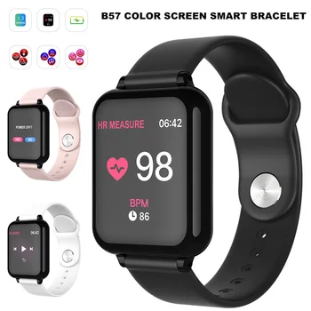 

B57 Smart Watch IP67 Waterproof Smartwatch Heart Rate Monitor Multiple Sport Model Fitness Tracker Man Women Wearable