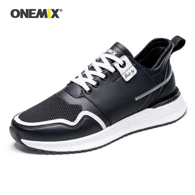 Кроссовки ONEMIX мужские/женские классические кожаная поверхность дышащие