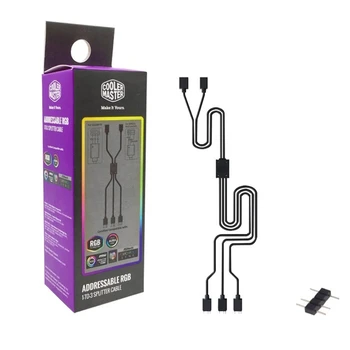 

1 to 3 3PIN 5V RGB Fan Adapter Connector ARGB Splitter Cable Computer Case Extension for MSI Motherboards