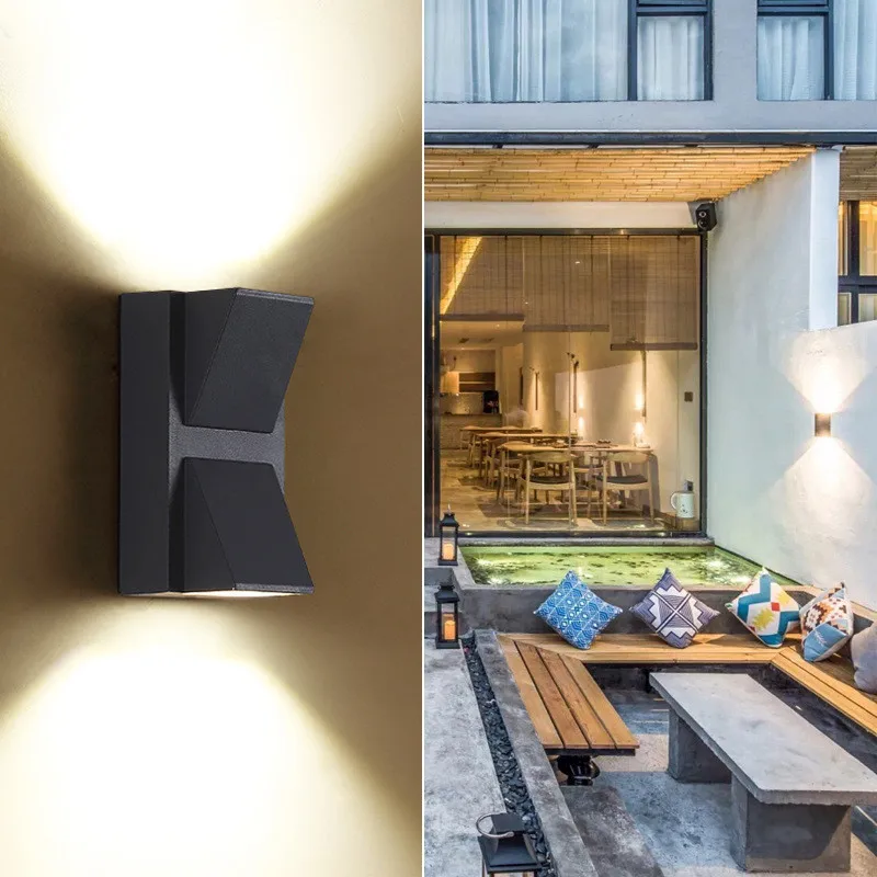 5W 10W Modern simple outdoor waterproof wall lamp LED courtyard lamps gate lamp terrace balcony garden wall light led light led wall lamp wall light
