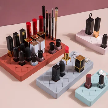 

Multifunction Cosmetics Makeup Brushes Storage Box Holder Lipstick Eyebrow Brush Pencil Jewelry Nail Polish Lip Balm Organizer