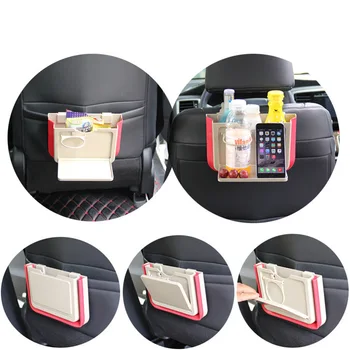 

Car water cup holder car seat backrest trash storage box multifunctional creative trash can with cup holder auto parts