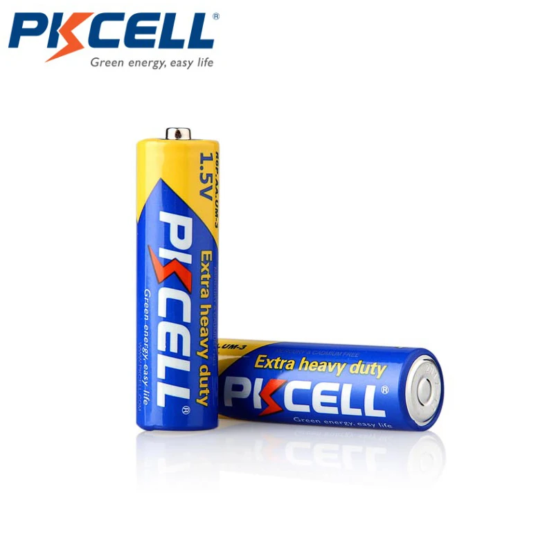 Disposable Battery 80PC AA+AAA combine PKCELL 40PC AA R6P UM4 +40PC AAA UM3 R03P 1.5V Carbon-Zinc Primary For toys remote