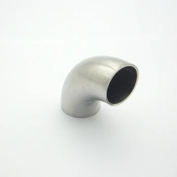 

3" 76mm OD 304 Stainless Steel Sanitary Weld 90 Degree Elbow Pipe Fitting For Home Brew Homebrew Wine Beer Brewing
