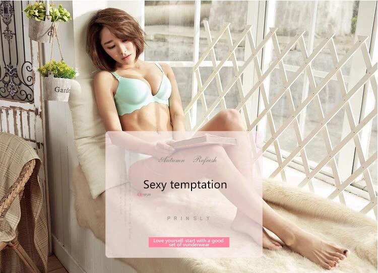 Fashion Sexy thin Cup Bras For Women Push Up Lingerie one piece Bra Wireless Bralette Intimates female Underwear A B C