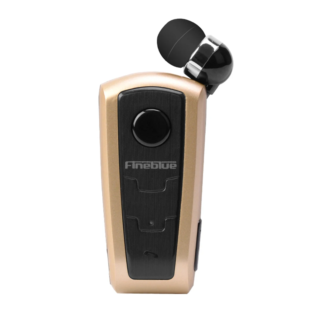 Fineblue F910 Мини Портативный беспроводной Bluetooth наушники гарнитура в ухо+ EDR клип на стерео наушники новое поступление - Цвет: Golden as described