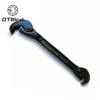 

1PC Metal Multi-function Forging Double-ended Universal Wrench Quick Pipe Pliers With Universal Wrench High Quality Black