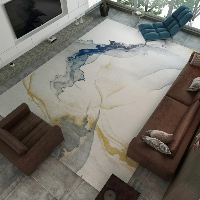 Современный простой ковер китайский гостиная Настольный коврик для чая домашний китайский диван скандинавский прикроватный коврик для спальни коврик