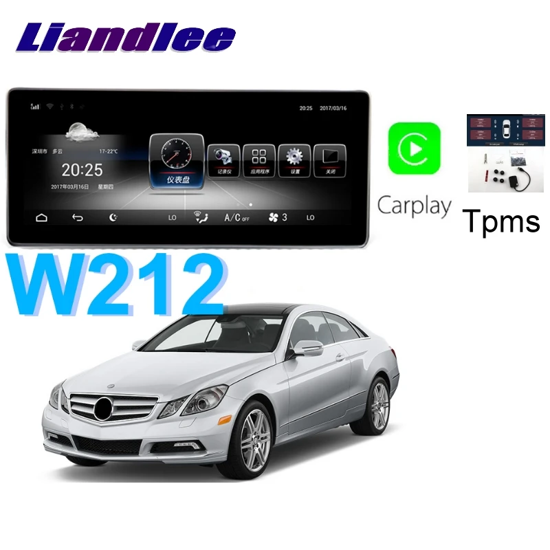 Discount Liandlee Car Multimedia Player NAVI For Mercedes Benz E Class MB W212 E250 E300 E350 CarPlay TPMS Stereo GPS Navigation 0