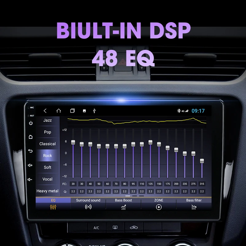 Автомагнитола 2DIN 10 1 дюйма Android 8 для Volkswagen SKODA Octavia 3 A7 2014 2018|Мультимедиаплеер авто| |