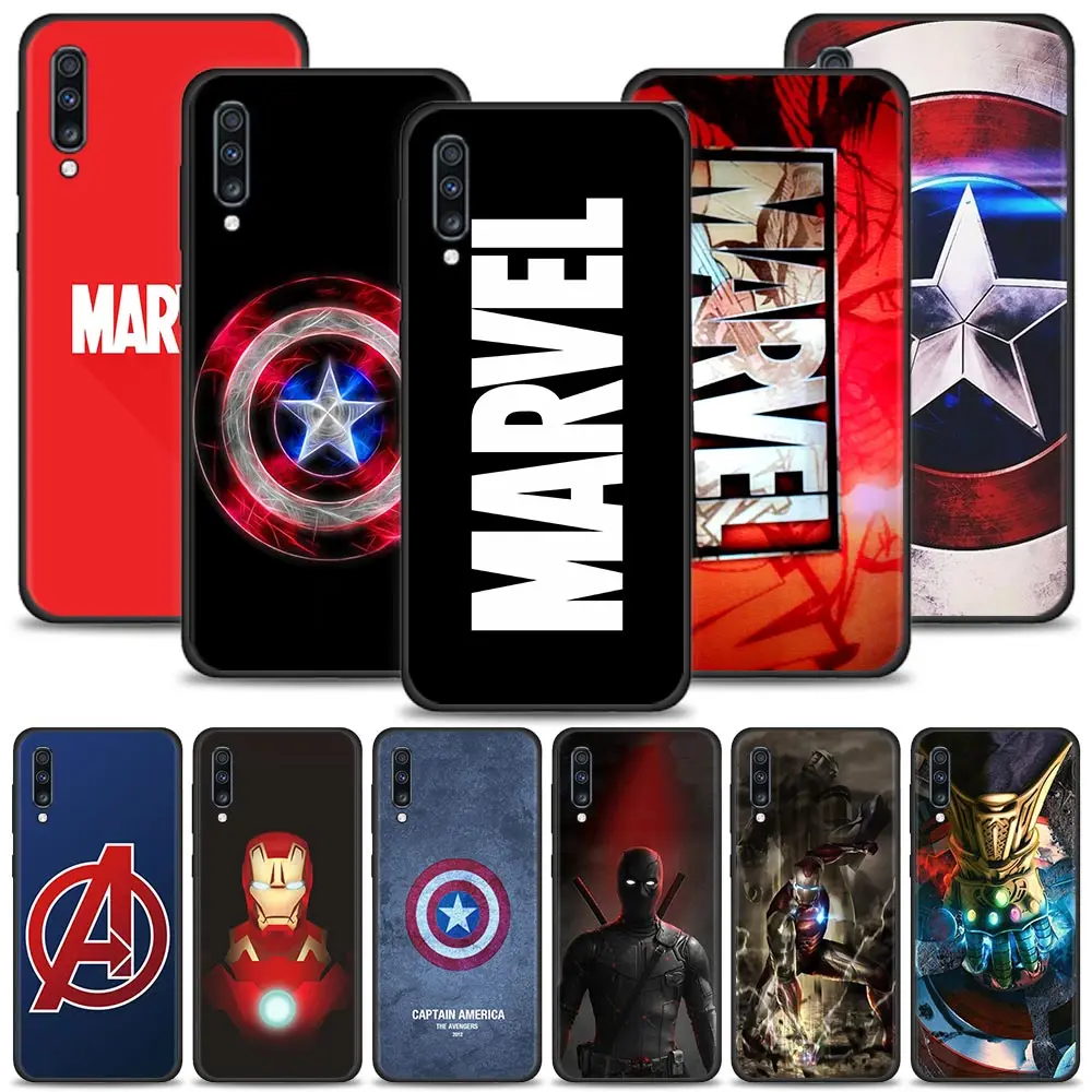 Чехол для Samsung A50 A10 A70 A20E A20S A30 A40 A30S A20 M31 M51 M21 M62 20e 20s 10S M22 M52 M01 M11 M12 комиксы Marvel Мстители