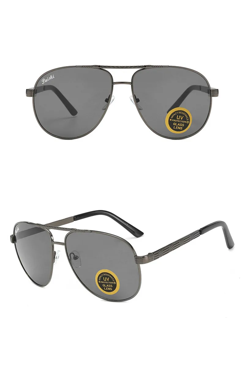 Vazrobe glass Sun glass es мужские «авиационные» очки большого размера черный коричневый камень кристалл против царапин солнцезащитные очки es для мужчин
