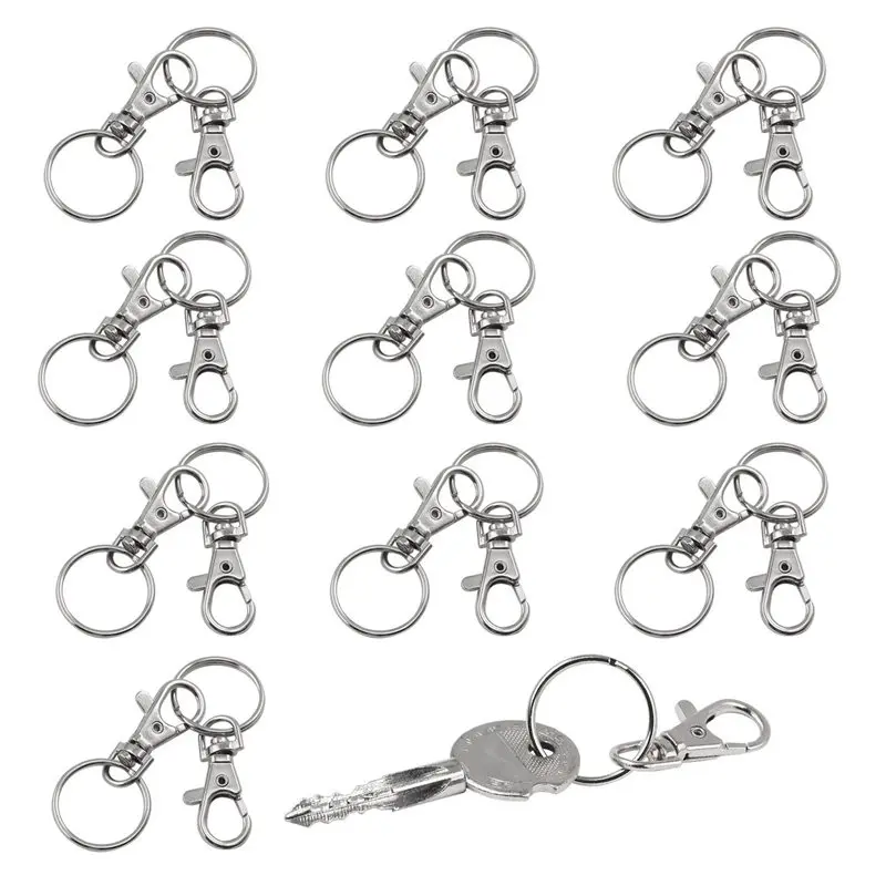 

20 small removable screw caps for key rings - carabiner key chain - cosmetics & jewelery Outdoor Camping Equipment Multi Tool