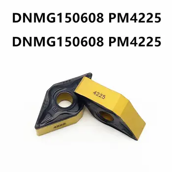 

10PCS cemented carbide DNMG150608 PM4225 end mill DNMG 150608 insert type end milling lathe CNC tool alloy turning Tokarny