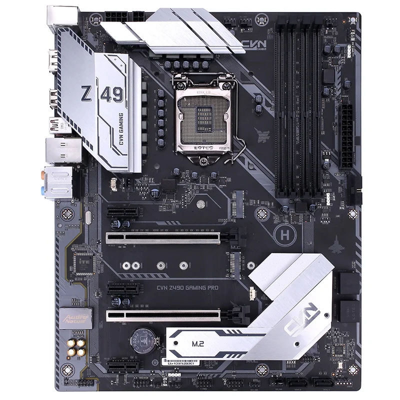Цветная материнская плата CVN Z490 GAMING PRO V20 USB3.2 Gen2 SATA3.0 6ГБ/сек. NGFF M.2 SSD для