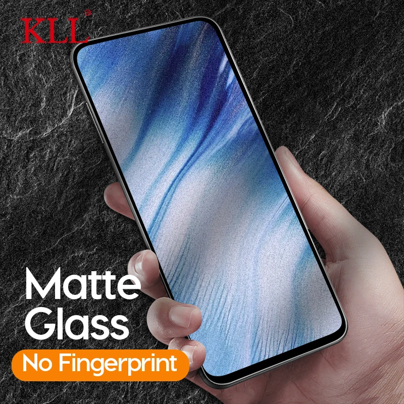 

No Fingerprint Matte Tempered Glass for OPPO Reno 2 2Z Realme 5 Pro Screen Protector for OPPO A9 A5 2020 A5s A7x A3 A3s A83 A71
