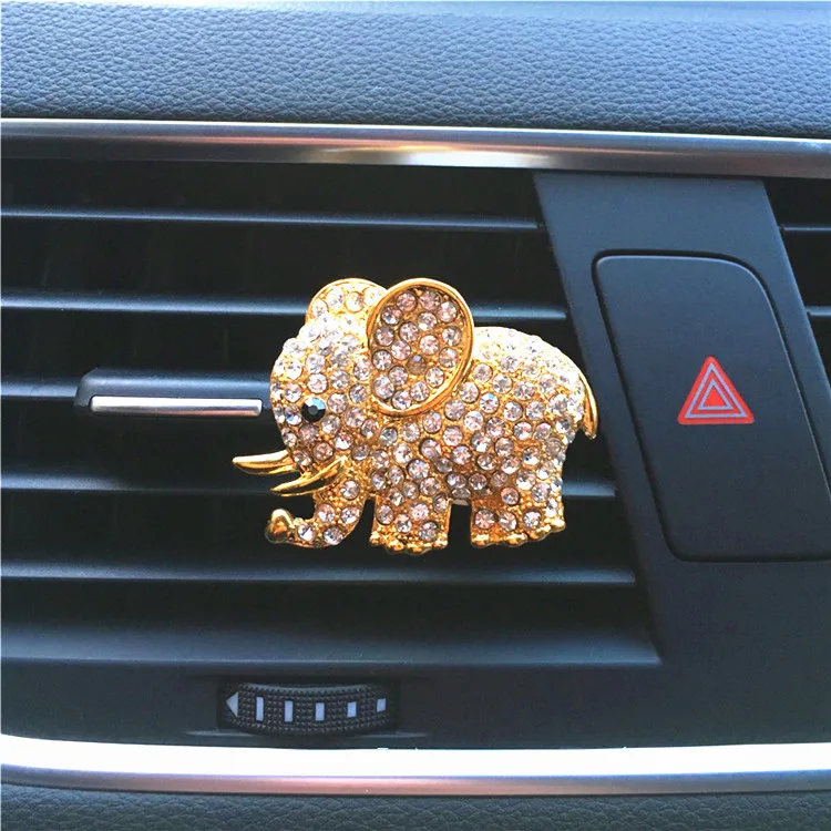 Crystal Elephant Car Perfume Cute Car Accessories Car Decoration
Interior Car Pendant Car Accessories for Girls