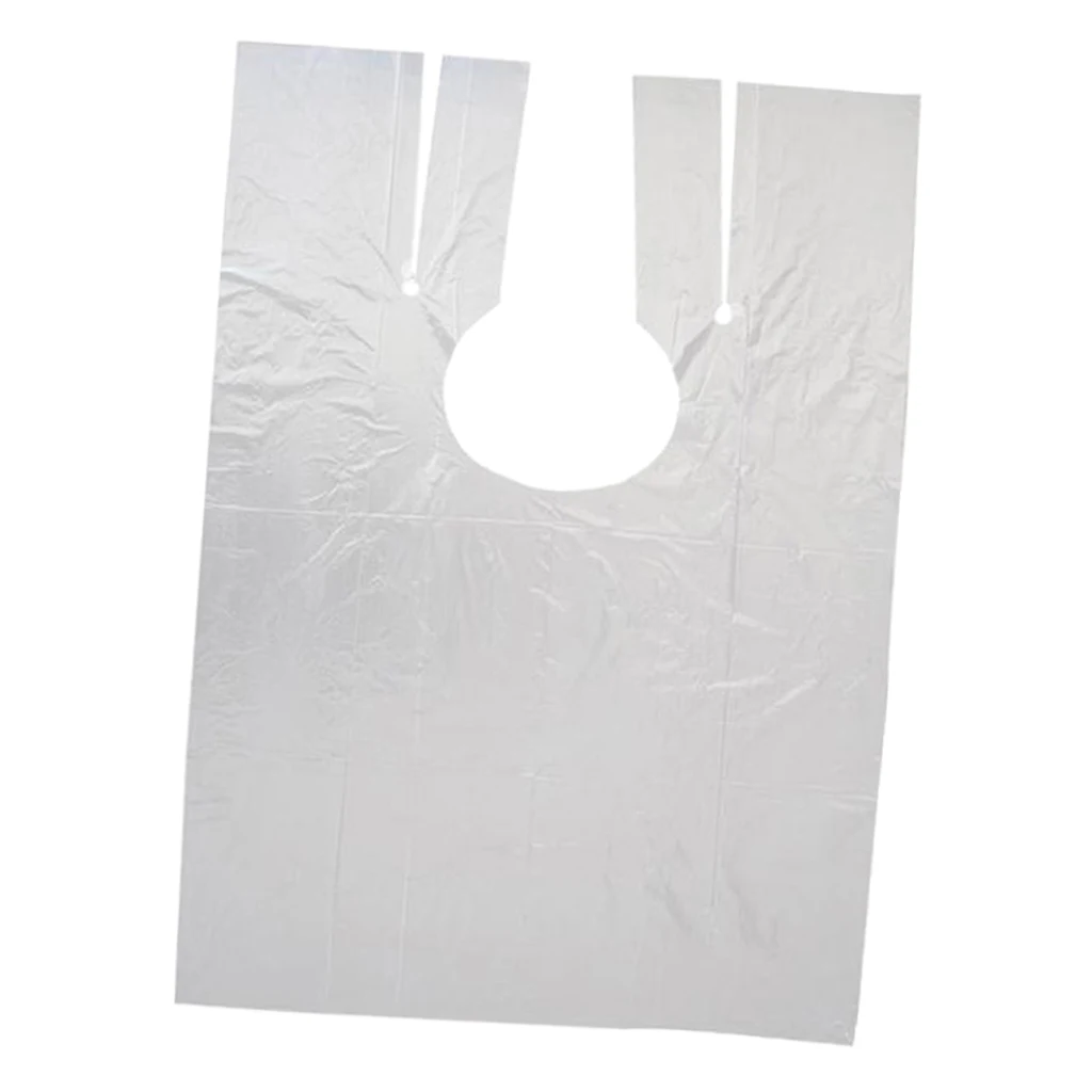Capes de Corte de Cabelo Salão de Beleza Impermeável Descartável Vestido Barbeiro Casa Perm Avental 200x 5 200x impermeável descartável corte de cabelo cabos