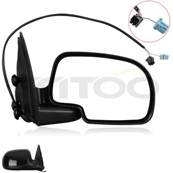 

Scitoo Black Power Heated Passenger Side View Mirror for 07-13 Chevy GMC Truck Pickup Auto Replacement Exterior Car Parts