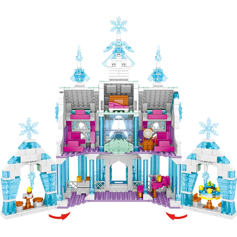 Друзья принцесса дворец зимний Волшебный дом Playmobil лед снег Мечта Замок