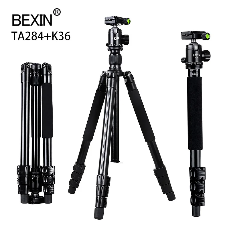 Aluminum Alloy Professional Tripod Lightweight Travel Portable Camera Stand For Digital Nikon Sony Mount Adapter | Электроника