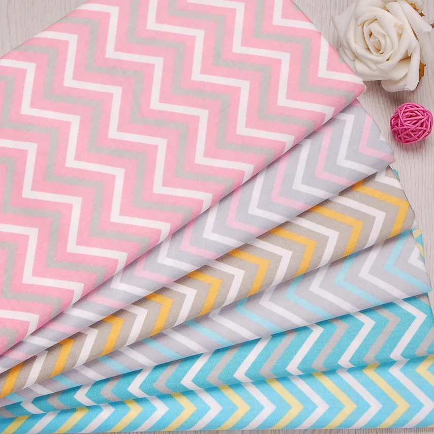 Горячая волна DIY шитье лоскутное стеганое жир четверти Tecido Игрушка Одежда Тильда для детского платья простыня текстиль саржа хлопчатобумажная ткань