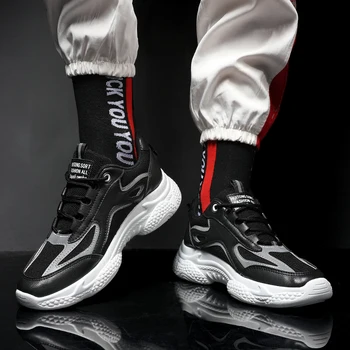 

Men's fashion sneakers comfortable and breathable men's shoes high quality trend hot selling brand men's reflective shoes