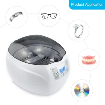 

SKYMEN Ultrasonic cleaner 600ml 35W 40kHz Ultrasonic Washing Money Coins Jewelry pedicure Nail art tools cleaner