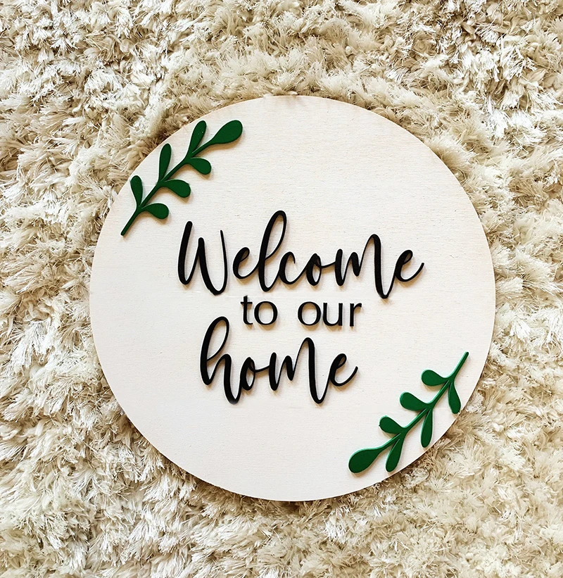 Personalized home sign