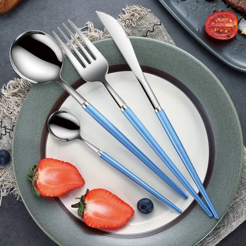 304 Stainless Steel Cutlery Set Tableware Steak Fork Table Spoon Dinner Knife Couverts De Table Fourchette Couteau Cuillere 304 Stainless Steel Cutlery Set Tableware Steak Fork Table Spoon Dinner Knife Couverts De Table Fourchette Couteau Cuillere