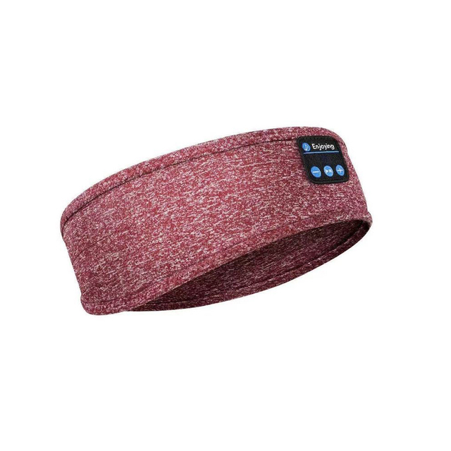 Headband Headphones Running Sport Elastic Sweatband Bluetooth-Compatible 5.0 Sleeping Eye Mask Earphones Headwear