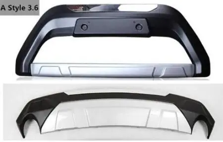 ABS передняя+ задняя защитная крышка бампера для Mitsubishi Outlander 2013 - Цвет: Rear Bumper