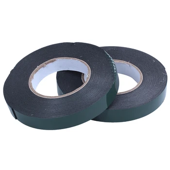

New 20 m (20mm) Double Sided Foam Tape Sponge Tape Waterproof Mounting Adhesive Tape Roll, Black