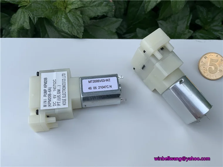 Абсолютно KPM20B-6A 6V мини воздушный насос двойного отверстия вакуумный насос