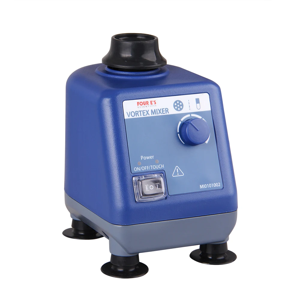 랩 보텍스 믹서 속도 0-3000rpm, 궤도 직경 6mm, 50/60Hz, 터치 및 연속 모드 믹스 50ml 용기 3 초 이내