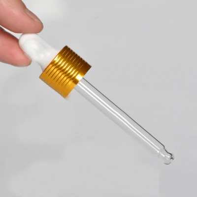 50PCS Black/White Plastic Screw Cap for 18/410 neck size 5ml-100ml Essential Oil Bottles, Gold/Silver/Black Dropper Cap 18mm Glass Pipettes Dropper Lids, Essential Oil Accessories - Цвет: Model 8