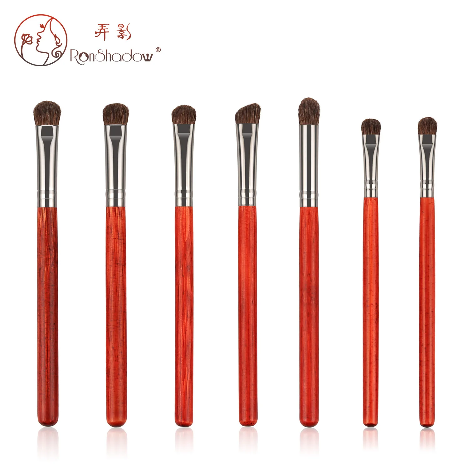 Косметические кисти - Handle Color: Красный